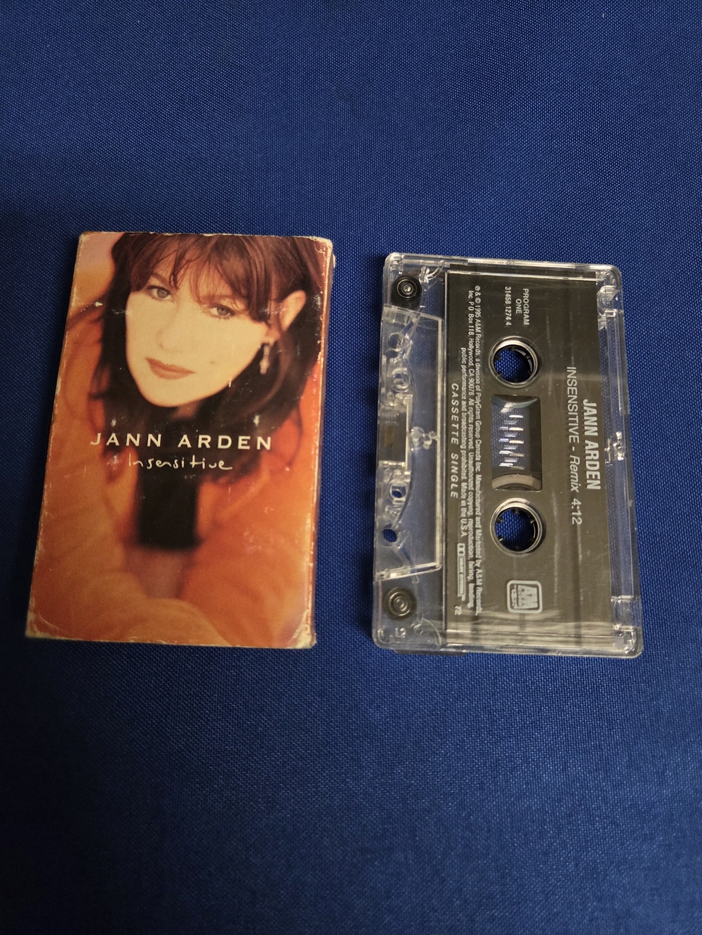 Insensitive Cassette Single by Jann Arden 1995, A&M